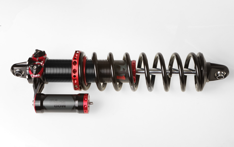 QA1 MOD series shock absorbers with modular valve packs for drag racing and street performance suspension setups. QA1 MOD series shock absorbers with modular valve packs for drag racing and street performance suspension setups.