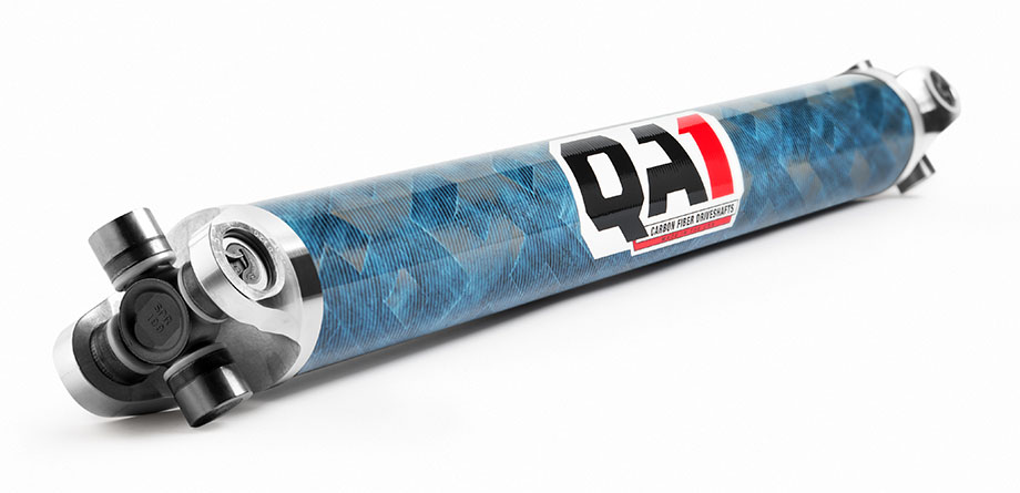 Order your custom QA1 carbon fiber driveshaft.