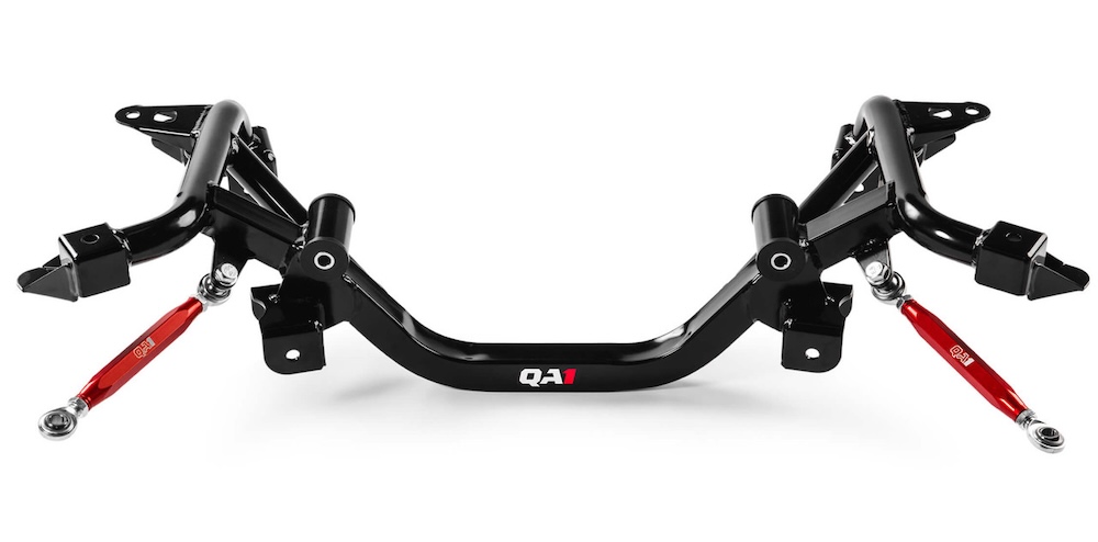 The QA1 K-member makes a great upgrade for both street performance and track vehicles. It features lightweight, modular engine mounts, making LS swaps a breeze, and accommodates coilover struts or QA1’s unique inboard spring sliders.