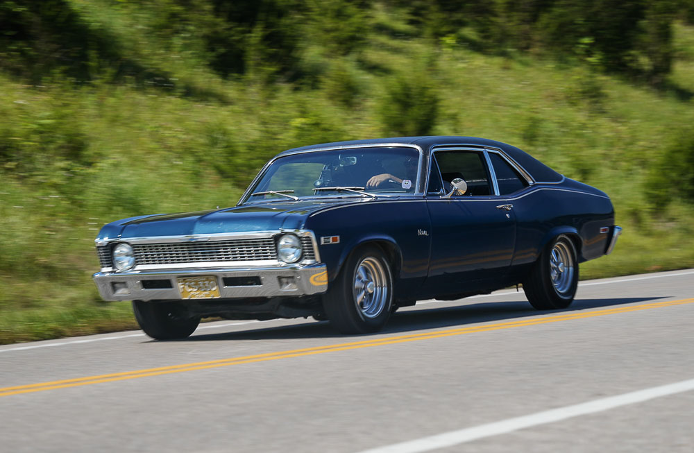 A classic Chevrolet Nova.